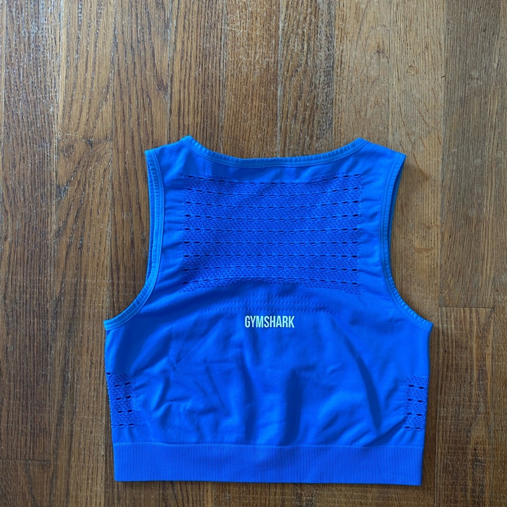 Gymshark Vibrant Blue Workout Crop Top